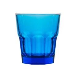 Pasabahce Polysafe Polycarbonate Rocks Tumbler Blue 240ml (Stackable) - Box Of 24 (PS-4 BLU)