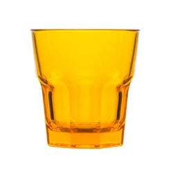 Pasabahce Polysafe Polycarbonate Rocks Tumbler Yellow 240ml (Stackable) - Box Of 24 (PS-4 YEL)