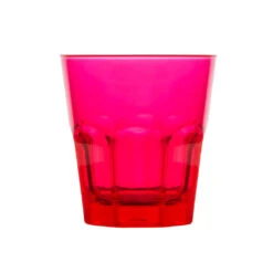 Pasabahce Polysafe Polycarbonate Rocks Tumbler Pink 240ml (Stackable) - Box Of 24 (PS-4 PINK)