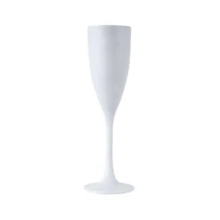 Pasabahce Polysafe Polycarbonate Pure Bellini Flute White 170ml (with Pour Line At 150ml) - Box Of 24 (PS-7 W)