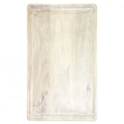 Chef Inox Mangowood Serving Board Rectangular 400x200x15mm White