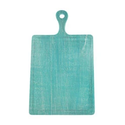 Chef Inox Mangowood Serving Board Rectangular With Handle 300x400x200mm Aqua