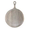 Chef Inox Mangowood Serving Board Round With Handle 250x350x15mm Grey -Tableware Series Store 04842