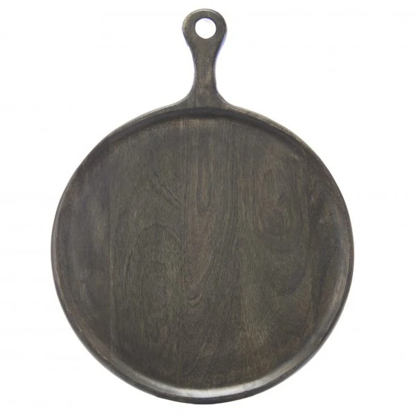 Chef Inox Mangowood Serving Board Round With Handle 300x400x15mm Dark 3 Chef Inox Mangowood Serving Board Round With Handle 300x400x15mm Dark