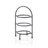 MODA Chef Inox Round Display Stand 3-Tier Black ,155Dia,185W,350Hmm -Tableware Series Store 07703