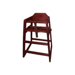 Chef Inox High Chair - Mahogany