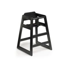 Chef Inox High Chair - Black