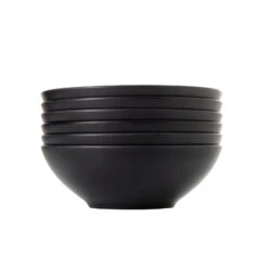 Coucou Melamine Serving Bowl 21.2cm - Beige & Black (Box Of 6) -Tableware Series Store 11BS21BE 2