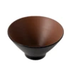 Coucou Melamine V Shape Round Bowl 20.4x10.4cm - Brown & Black -Tableware Series Store 11BW20BB