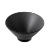 Coucou Melamine V Shape Round Bowl 20.4x10.4cm - Grey & Black -Tableware Series Store 11BW20GB