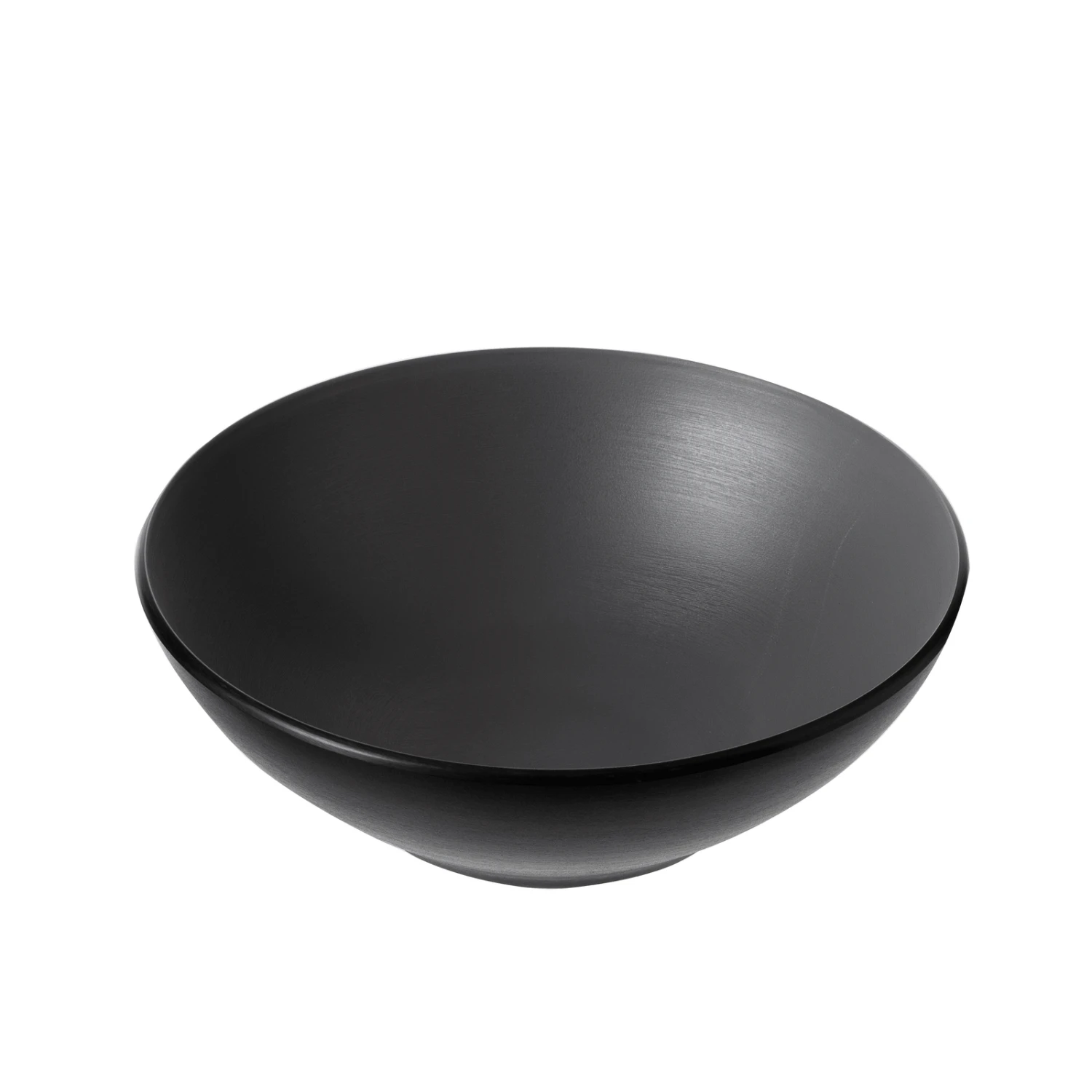 Coucou Melamine Round Bowl 21.2x7.2cm - Grey & Black 4 Coucou Melamine Round Bowl 21.2x7.2cm - Grey & Black - Image 2