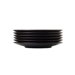 Coucou Melamine Side Plate 20.5cm - White & Black (Box Of 6) 7 Coucou Melamine Side Plate 20.5cm - White & Black (Box Of 6) -Tableware Series Store 11PS20WB 2