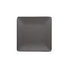 Coucou Melamine Square Plate 22 X 22cm - Grey & Black -Tableware Series Store 13PL22GB