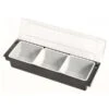 Bar Condiment Dispenser - 3 Compartment -Tableware Series Store 17000