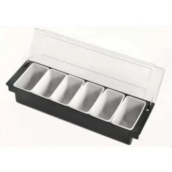 Bar Condiment Dispenser - 6 Compartment