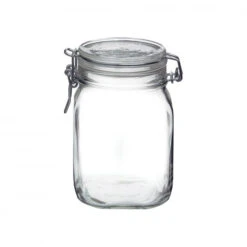 Bormioli Rocco Fido Jar 1.0Lt Clear Lid