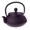 Pasabahce Teaology Cast Iron Teapot 500ml - Fine Hobnail Black -Tableware Series Store 4071BK