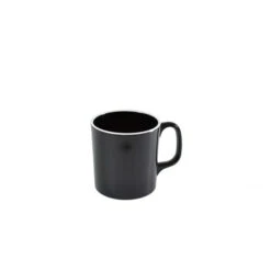 Jab Vintage Black/White Rim Melamine Enamel Look Mug 80x85mm (Box Of 6)