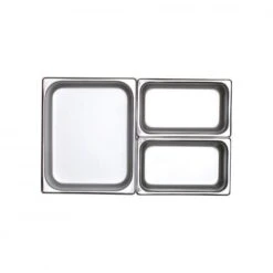 Chef Inox Anti - Jam Steam Pan - 1/3 Size 65mm