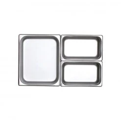 Chef Inox Anti-Jam Steam Pan-1/6 Size 150mm