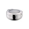 MODA Chef Inox Induction Chafer - 18/8, Round, Small With Glass Lid -Tableware Series Store 54905