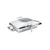 MODA Chef Inox Deluxe Chafer - Stainless Steel, Rectangular, 1/1 Size With Glass Lid -Tableware Series Store 54910