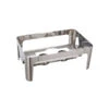 MODA Chef Inox Ultra Chafer Stand - Stainless Steel Rectangular 1/1 To Suit 54920 2 MODA Chef Inox Ultra Chafer Stand - Stainless Steel Rectangular 1/1 To Suit 54920 -Tableware Series Store 54920 S
