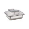 MODA Chef Inox Ultra Chafer - Stainless Steel, Rectangular, 2/3 Size With Glass Lid -Tableware Series Store 54923