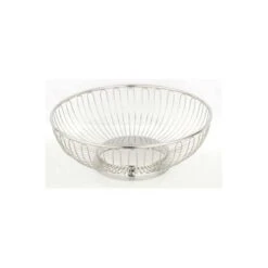 Chef Inox Round Basket 245x80mm Wire 18/10 Solid Base
