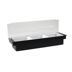 Condiment Dispenser 3 Compartment 500x160x95mm Plastic