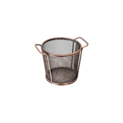 Moda Brooklyn Round Service Basket 90x90mm Antique Copper