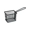 Moda Soho Rectangular Service Basket 94x78x80mm Black 2 Moda Soho Rectangular Service Basket 94x78x80mm Black -Tableware Series Store 73820 BK