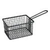 Moda Soho Rectangular Service Basket 142x114x80mm Black