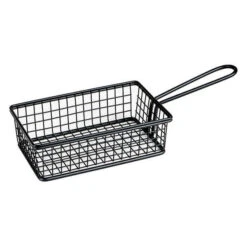 Moda Soho Rectangular Service Basket 160x104x50mm Black