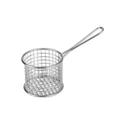 Athena Presentation Pieces Round Service Basket 93x79mm Stainless Steel