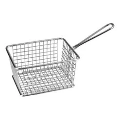 Athena Presentation Pieces Rectangular Service Basket 142x114x78mm Stainless Steel