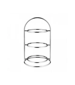 MODA Athena High Tea Stand 230x408mm - 18/10 Stainless Steel, 3 Tier