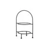 MODA Plate Stand 2 Tier Black