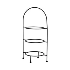 MODA Plate Stand 3 Tier Black