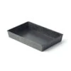 Chef Inox Coney Island - Galvanised Black Rect Tray Flared 240x160x40mm