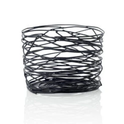 Chef Inox Coney Island Round Wire Basket Patina Blk 180x115mm