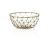 Chef Inox Coney Island - Fishing Net Wire Round Basket Patina 160x80mm -Tableware Series Store 78756