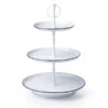 MODA Chef Inox Coney Island - White Tea Stand 3 Tier (18/25/31)x470mm
