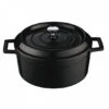 MODA Lava Round Casserole Round Casserole 200x100mm / 2.6Lt Black -Tableware Series Store 799020 BK