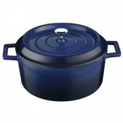MODA Lava Round Casserole Round Casserole 200x100mm / 2.6Lt Blue