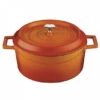 MODA Lava Round Casserole Round Casserole 200x100mm / 2.6Lt Orange