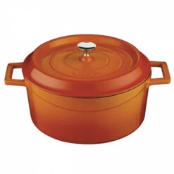 MODA Lava Round Casserole Round Casserole 200x100mm / 2.6Lt Orange
