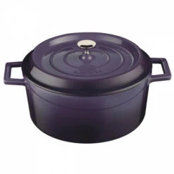 MODA Lava Round Casserole Round Casserole 200x100mm / 2.6Lt Purple