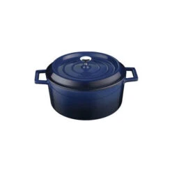 MODA Lava Round Casserole 240x115mm / 4.5Lt Blue