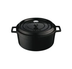 MODA Lava Round Casserole 280x125mm / 6.7Lt Black